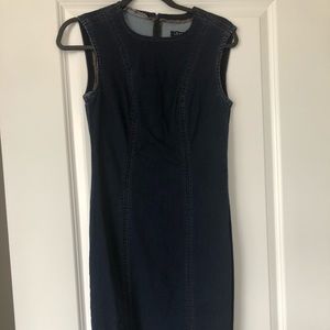 Level 99 Dark Denim Midi Dress Size S